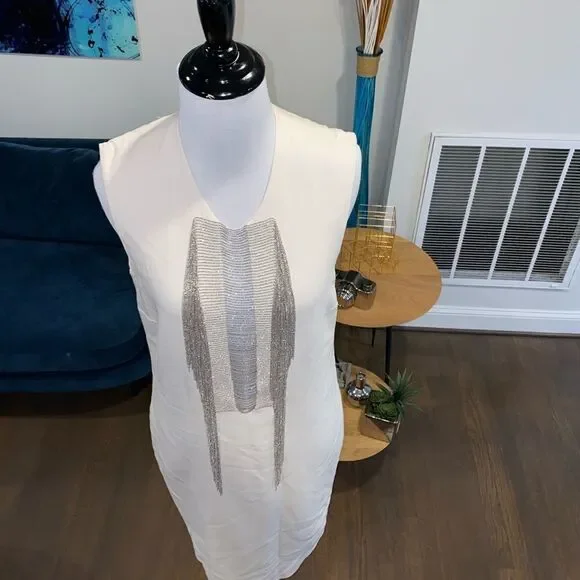 Stella McCartney  Shift Dress w/Chain Inset - Picture 5 of 8